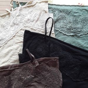4 lace tank tops